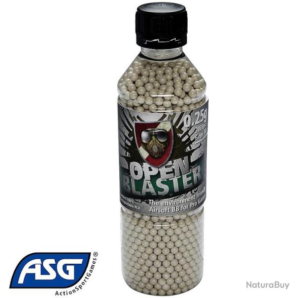 Billes Airsoft Open Blaster 0,25g - 3000 pcs (ASG)