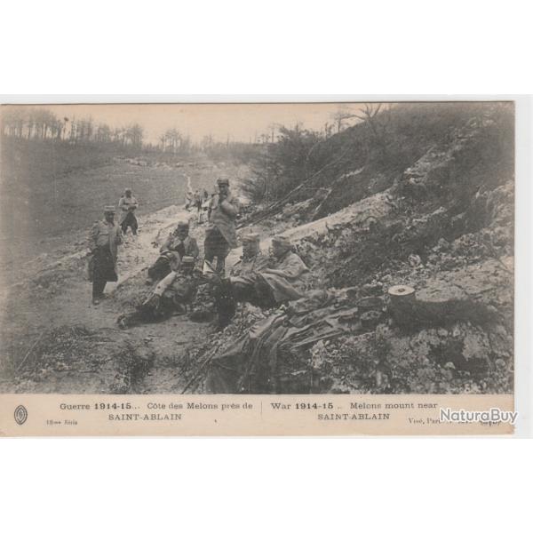 CPA - Guerre C�te des Melons pr�s de Saint Ablain