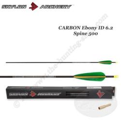 SKYLON ARCHERY 12 Fl&egrave;ches EBONY ID 5.2 500 Fl&egrave;ches coup&eacute;es et inserts coll&eacute;s