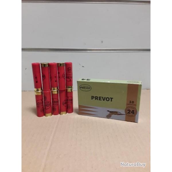 BOITE DE 10 CARTOUCHES SUPER PREVOT CALIBRE 24