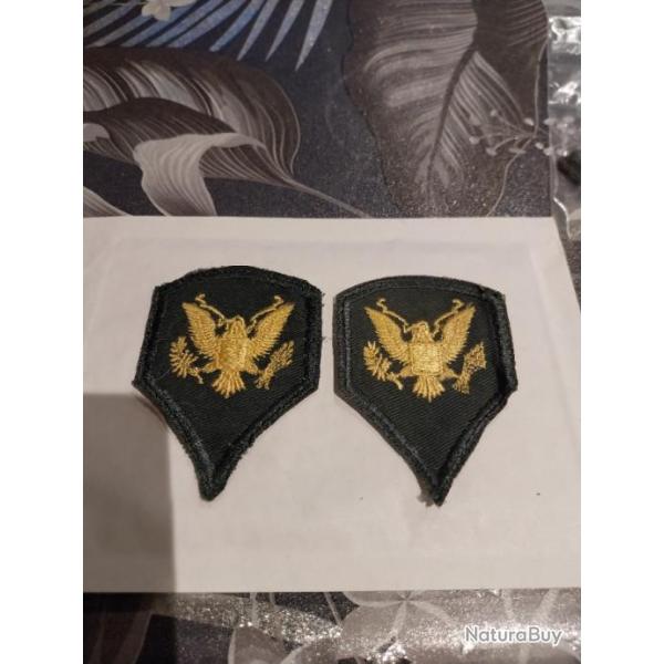 Lot de grades arm�e us SPECIALIST E4 chemise ORIGINAL