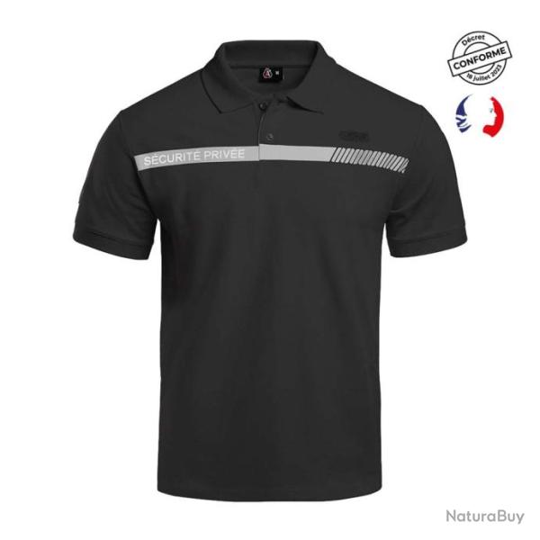 Polo S�CU ONE S�curit� Priv�e noir Noir