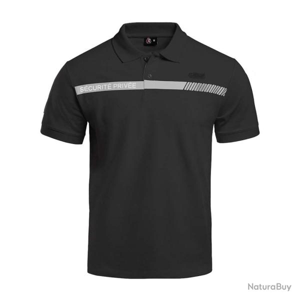 Polo S�CU ONE S�curit� Priv�e noir Noir