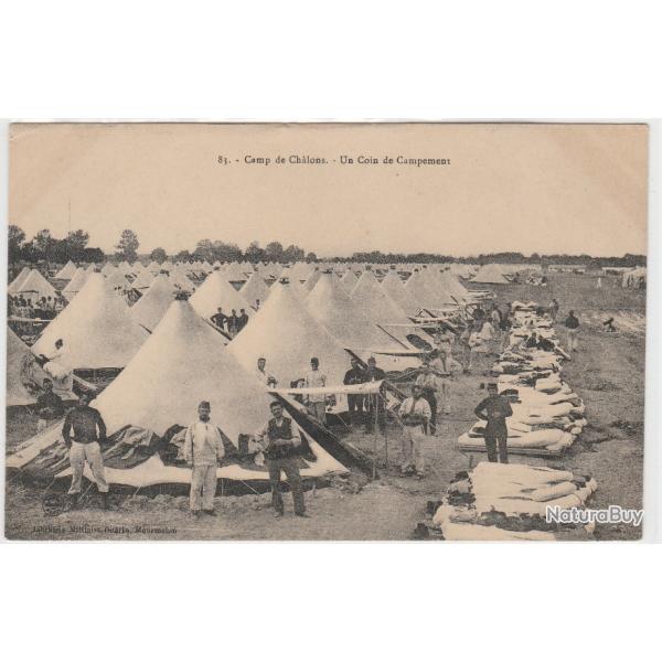 CPA Guerre Camp de Ch�lons - un coin de campement