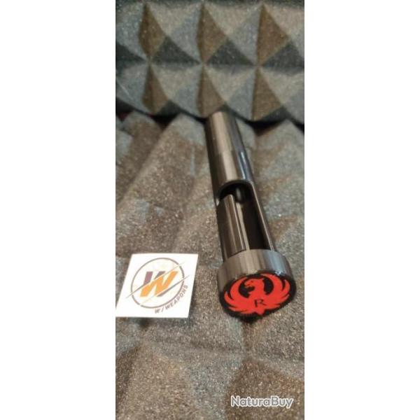 RUGER RPR  - NOIR  - Prot�ge Culasse Ruger Rimfire Precision�& American avec LOGO RUGER  - 22LR