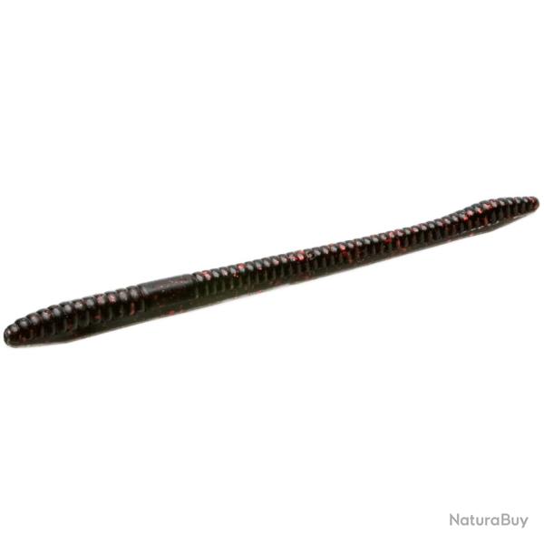 Leurre Souple Zoom Baits Finesse Worm 4,5" - 11,4cm 11,4cm par 20 001 - Black & Red
