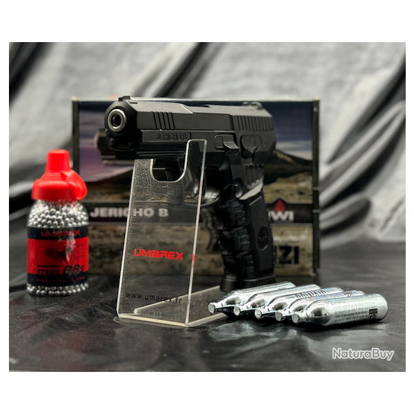 Pack Pr�t a Tirer PISTOLET IWI JERICHO B CO2 CAL BB/4.5