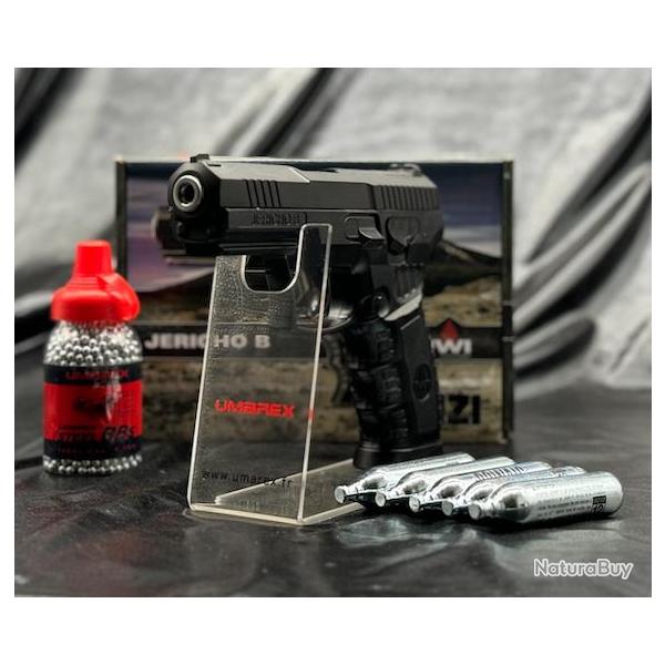 Pack Pr�t a Tirer PISTOLET IWI JERICHO B CO2 CAL BB/4.5