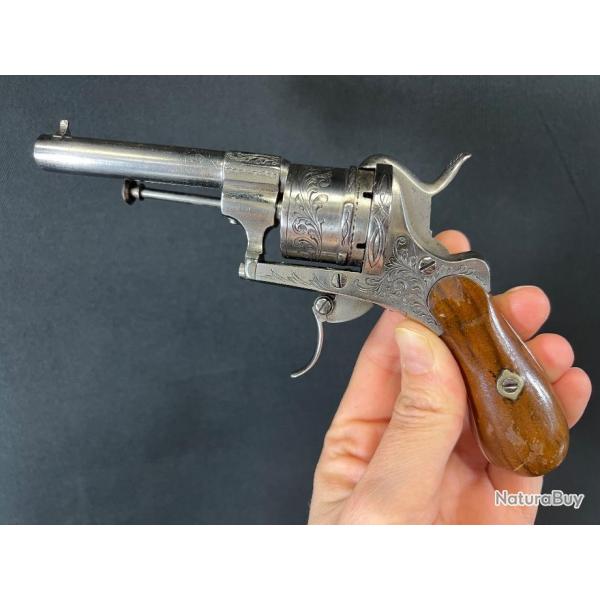 REVOLVER A BROCHE SYSTEME LEFAUCHEUX cal 7mm