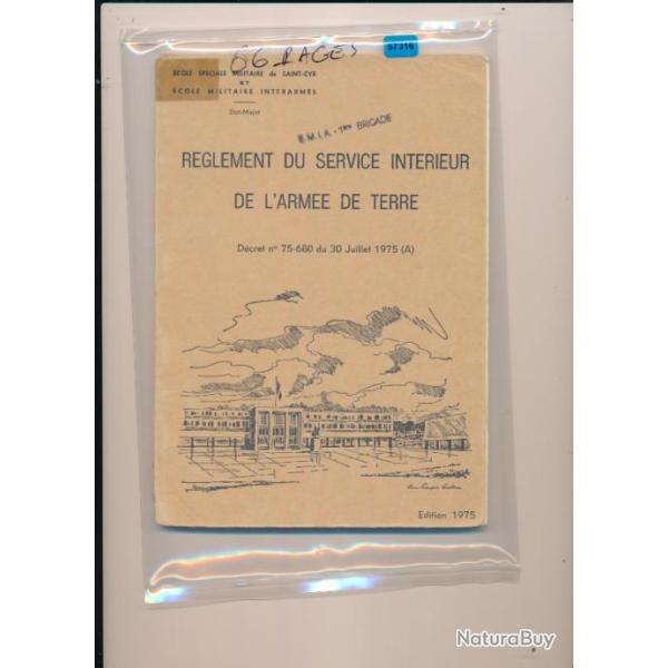 Manuel instruction  MANUEL   SERVICE INTERIEUR ARMEE DE TERRE
