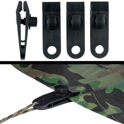 Clips avec oeillets Fosco pour tarp et b&acirc;che