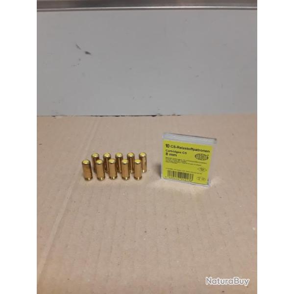 BOITE DE 10 BALLES � GAZ INCAPACITANT POUR 8MM DE CHEZ WADIE
