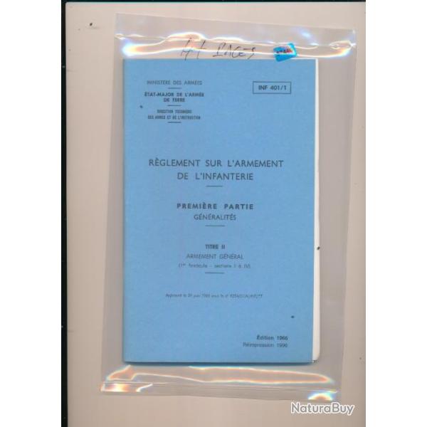 Manuel instruction NOTICE  ARMEMENT GENERAL