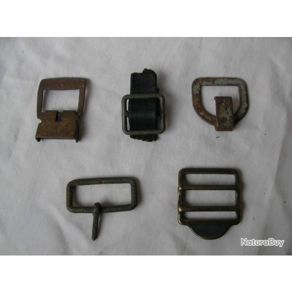 BOUCLES PASSANTS M�TAL DIVERS MILITAIRES / CIVILES DIFF�RENTES �POQUES PAYS 1 AU CHOIX