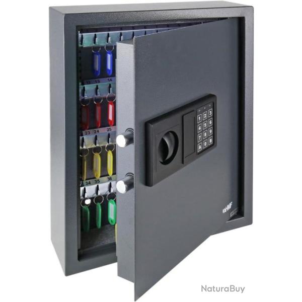 Armoire a Cl�s avec Serrure �lectronique | 48 Crochets | 36 x 30 x 10 cm | Anthracite