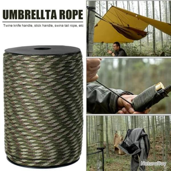 Lani�re Corde de 50M pour escalade, randonn�e, �quipement de survie - LIVRAISON GRATUITE