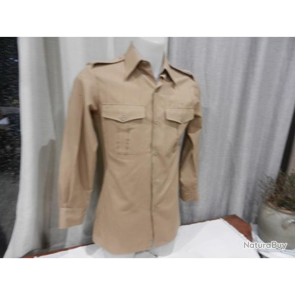 chemise militaire d'�t� pays chauds  chino couleur sable fran�aise