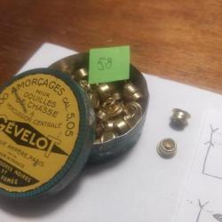 Bo&icirc;te d'amorces de chasse 5,5 mm - Gevelot jaune.