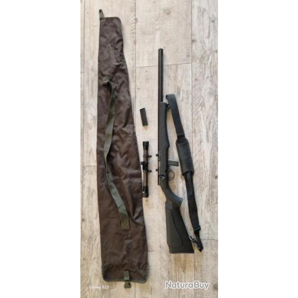 Fusil 22lr rossi silence vendu complet , tr�s peut servi 50 cartouches