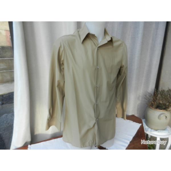 chemise militaire l�g�re d'�t� pays chauds chino couleur sable fran�aise 39 PM