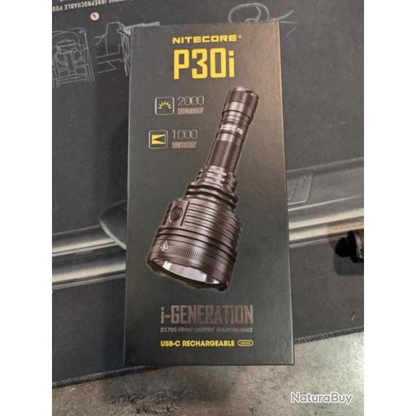 Lampe nitecore p30i 2000 lumens port� 1000m