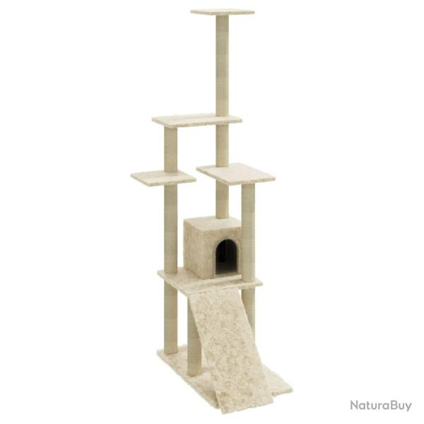 Arbre � chat meuble tour grimper jouet grattage grattoir escalade plateforme avec griffoirs en sisa
