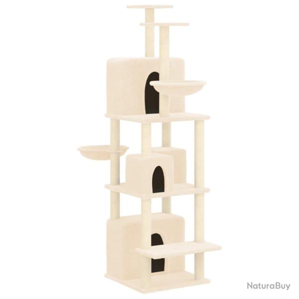 Arbre � chat meuble tour grimper jouet grattage grattoir escalade plateforme avec griffoirs en sisa