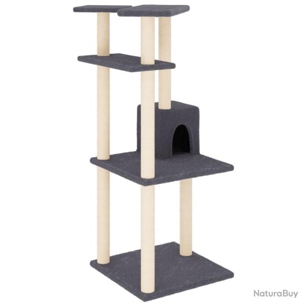 Arbre � chat meuble tour grimper jouet grattage grattoir escalade plateforme avec griffoirs en sisa