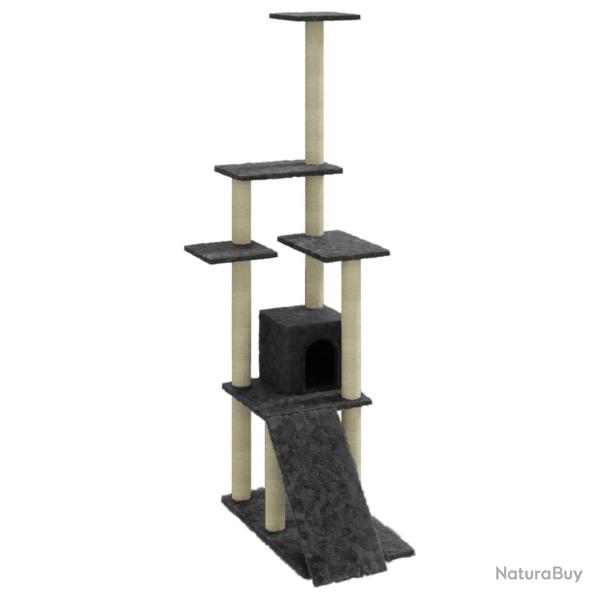 Arbre � chat meuble tour grimper jouet grattage grattoir escalade plateforme avec griffoirs en sisa