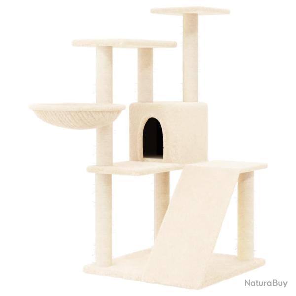 Arbre � chat meuble tour grimper jouet grattage grattoir escalade plateforme avec griffoirs en sisa