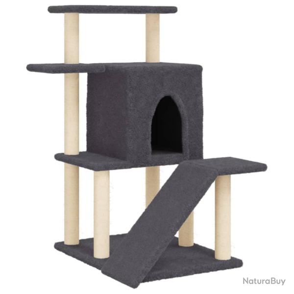 Arbre � chat meuble tour grimper jouet grattage grattoir escalade plateforme avec griffoirs en sisa