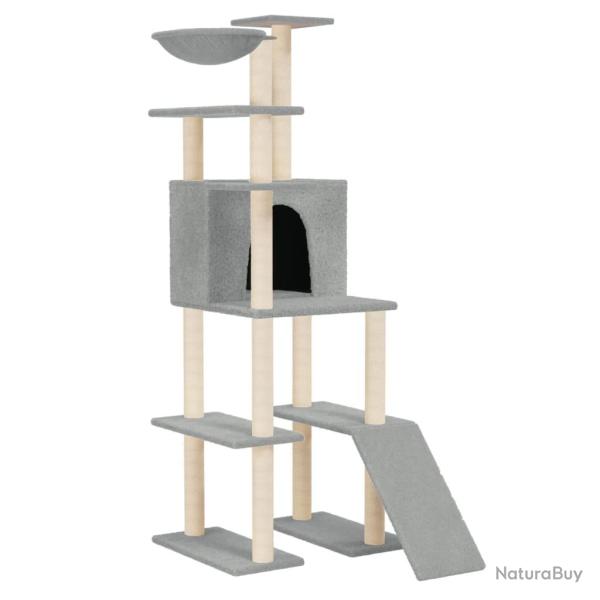 Arbre � chat meuble tour grimper jouet grattage grattoir escalade plateforme avec griffoirs en sisa