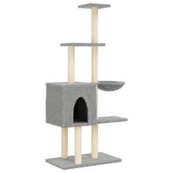 Arbre &agrave; chat meuble tour grimper jouet grattage grattoir escalade plateforme avec griffoirs en sisa
