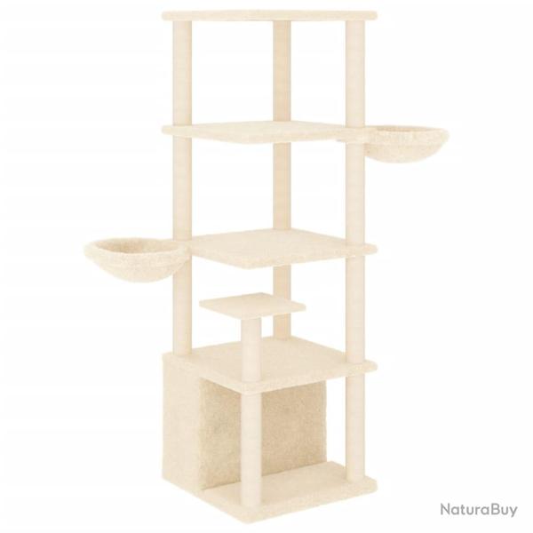 Arbre � chat meuble tour grimper jouet grattage grattoir escalade plateforme avec griffoirs en sisa