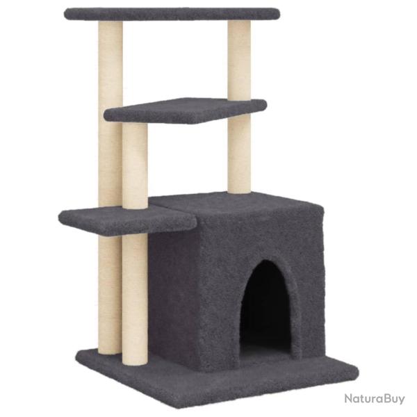 Arbre � chat meuble tour grimper jouet grattage grattoir escalade plateforme avec griffoirs en sisa