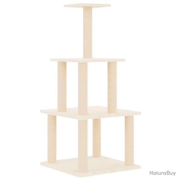 Arbre � chat meuble tour grimper jouet grattage grattoir escalade plateforme avec griffoirs en sisa