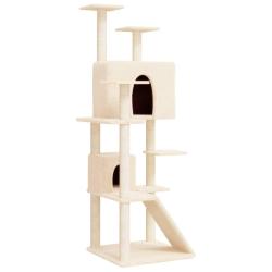 Arbre &agrave; chat meuble tour grimper jouet grattage grattoir escalade plateforme avec griffoirs en sisa