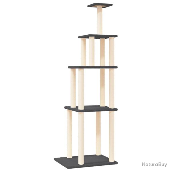 Arbre � chat meuble tour grimper jouet grattage grattoir escalade plateforme avec griffoirs en sisa