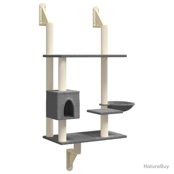 Arbre � chat meuble tour grimper jouet grattage grattoir escalade plateforme mural avec griffoir fo