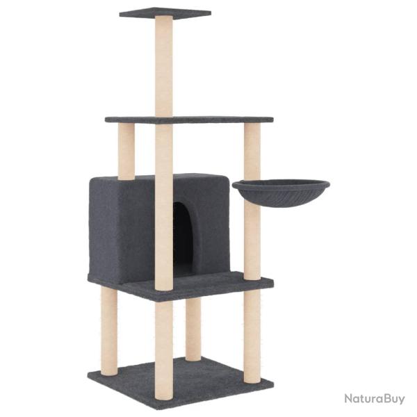 Arbre � chat meuble tour grimper jouet grattage grattoir escalade plateforme avec griffoirs en sisa