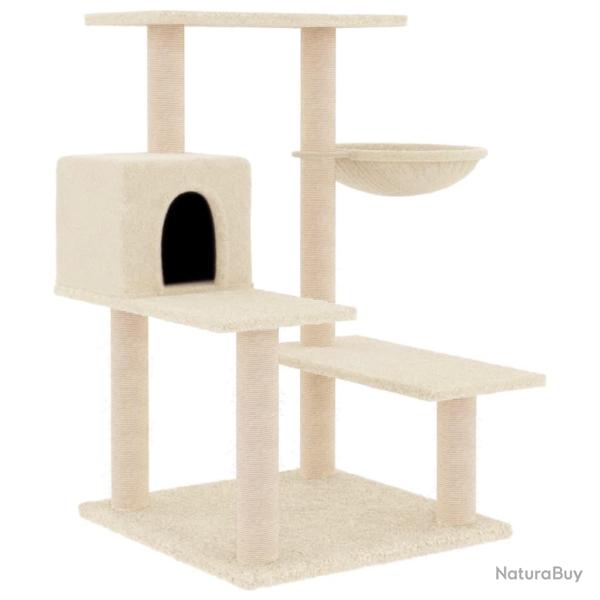 Arbre � chat meuble tour grimper jouet grattage grattoir escalade plateforme avec griffoirs en sisa