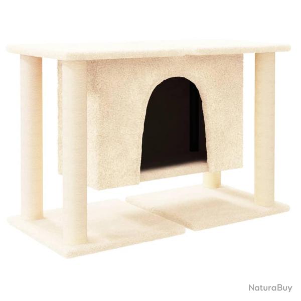 Arbre � chat meuble tour grimper jouet grattage grattoir escalade plateforme avec griffoirs en sisa