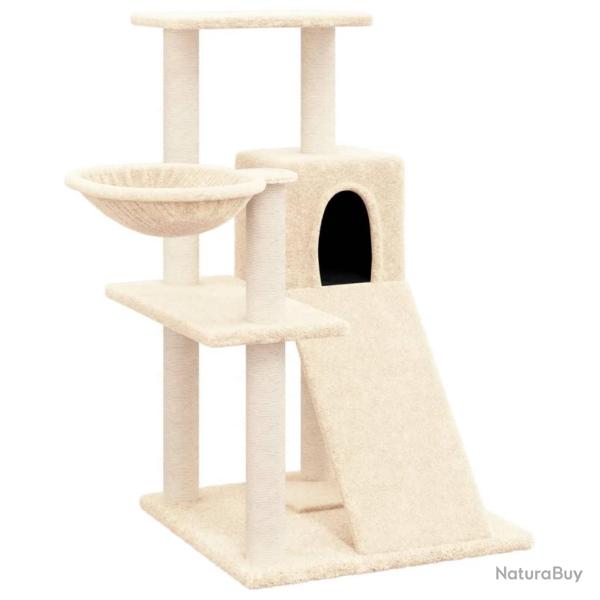 Arbre � chat meuble tour grimper jouet grattage grattoir escalade plateforme avec griffoirs en sisa