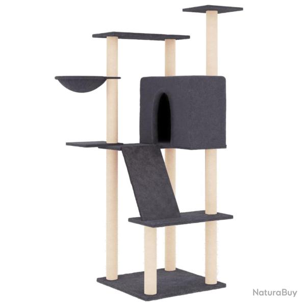 Arbre � chat meuble tour grimper jouet grattage grattoir escalade plateforme avec griffoirs en sisa