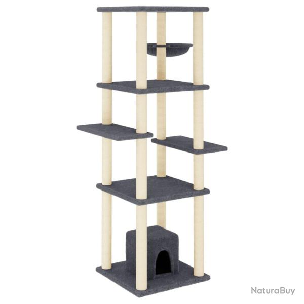 Arbre � chat meuble tour grimper jouet grattage grattoir escalade plateforme avec griffoirs en sisa