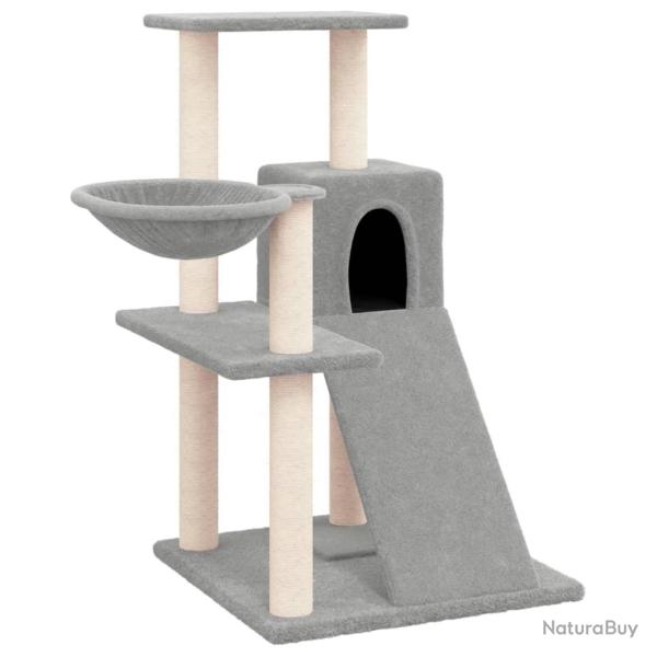 Arbre � chat meuble tour grimper jouet grattage grattoir escalade plateforme avec griffoirs en sisa