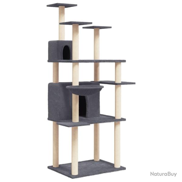 Arbre � chat meuble tour grimper jouet grattage grattoir escalade plateforme avec griffoirs en sisa
