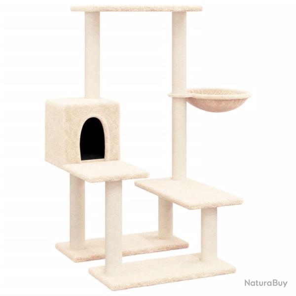 Arbre � chat meuble tour grimper jouet grattage grattoir escalade plateforme avec griffoirs en sisa