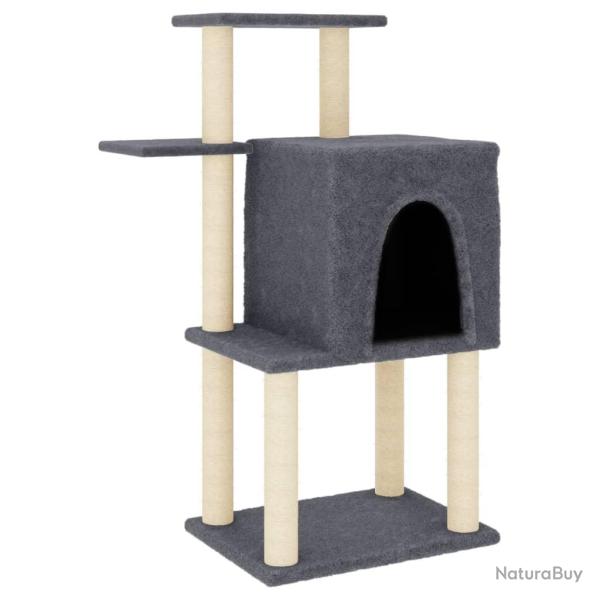 Arbre � chat meuble tour grimper jouet grattage grattoir escalade plateforme avec griffoirs en sisa