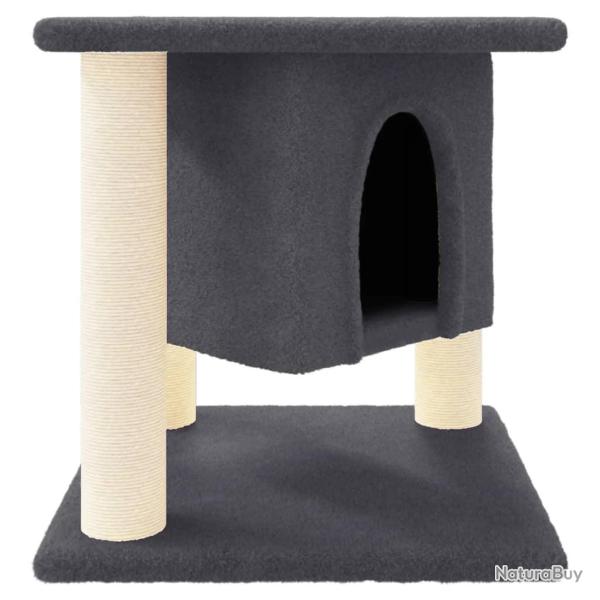 Arbre � chat meuble tour grimper jouet grattage grattoir escalade plateforme avec griffoirs en sisa